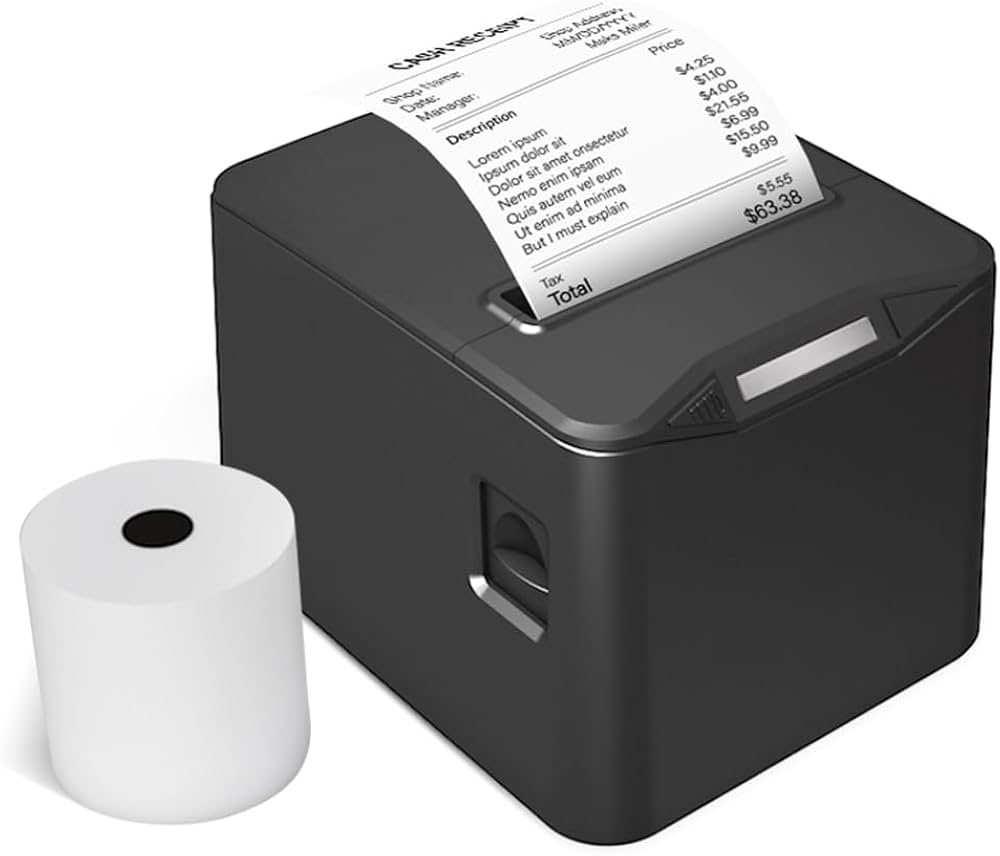 Speed-X LAN + USB Thermal Receipt Printer – 80mm POS Receipt Printer - Image 5