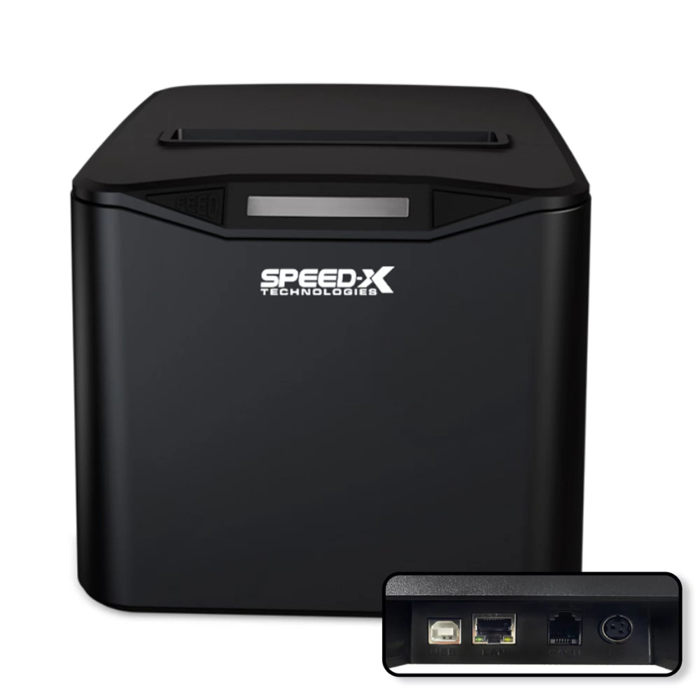 Speed-X LAN + USB Thermal Receipt Printer – 80mm POS Receipt Printer